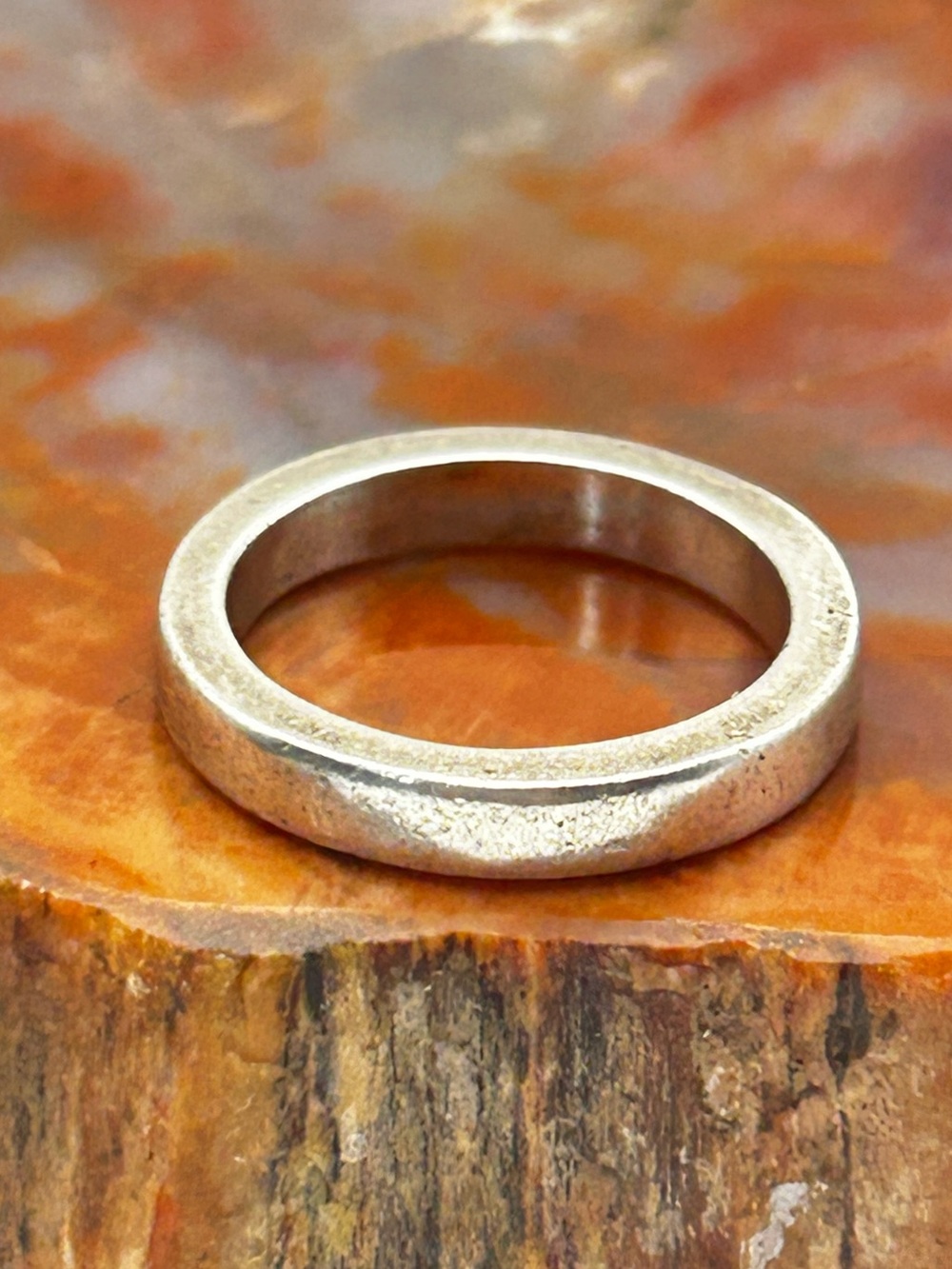 Sterling Silver Minimalist Ring band - Size 5.75